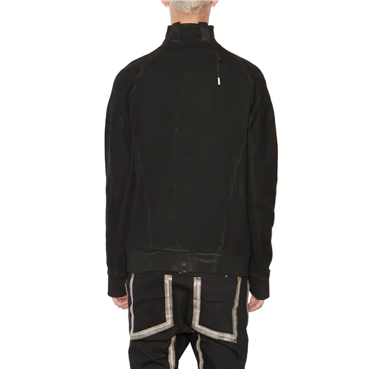 BORIS BIDJAN SABERI FELPA IN COTONE CON ZIP