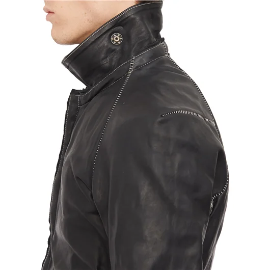 BORIS BIDJAN SABERI GIUBBOTTO DI PELLE