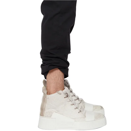 BORIS BIDJAN SABERI PANTALONE IN COTONE E LINO