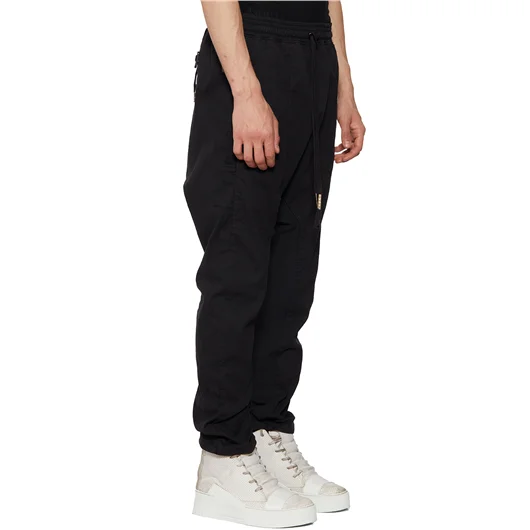 BORIS BIDJAN SABERI PANTALONE IN COTONE E LINO