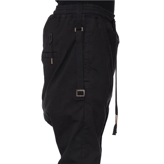 BORIS BIDJAN SABERI PANTALONE IN COTONE E LINO