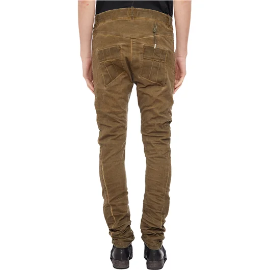 BORIS BIDJAN SABERI PANTALONE IN COTONE SPALMATO