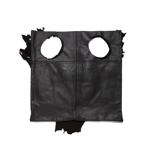 CLAUDIO CUTULI BORSA ZAINO IN NAPPA E PELLE LACERATA