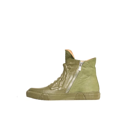 BOTH SNEAKERS ALTA IN PELLE E GOMMA