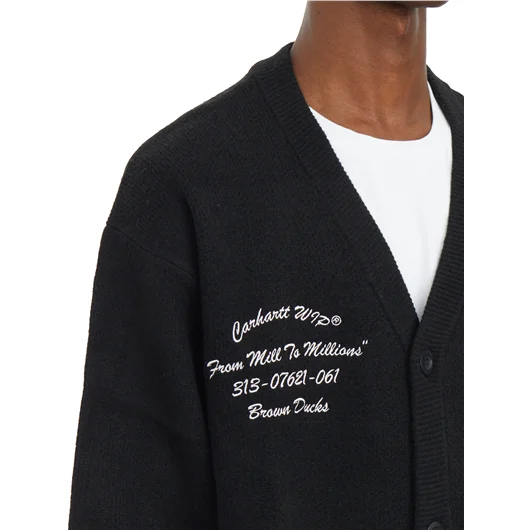 CARHARTT WIP CARDIGAN BROWN DUCKS