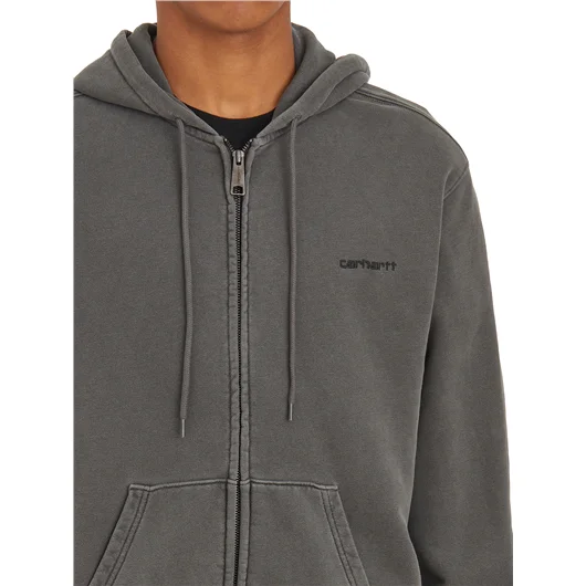 CARHARTT WIP FELPA CAPPUCCIO E ZIP DUSTER SCRIPT