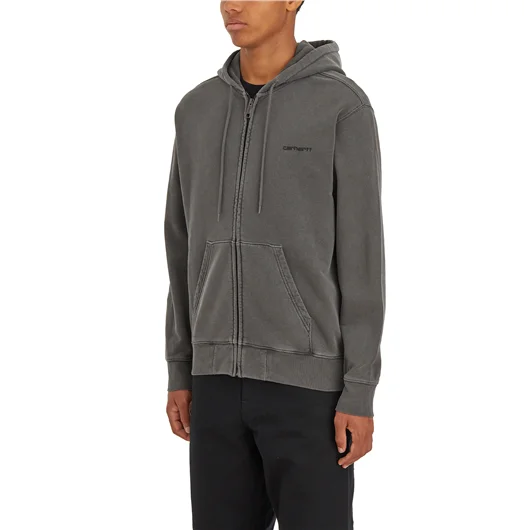 CARHARTT WIP FELPA CAPPUCCIO E ZIP DUSTER SCRIPT
