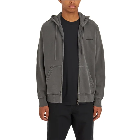 CARHARTT WIP FELPA CAPPUCCIO E ZIP DUSTER SCRIPT