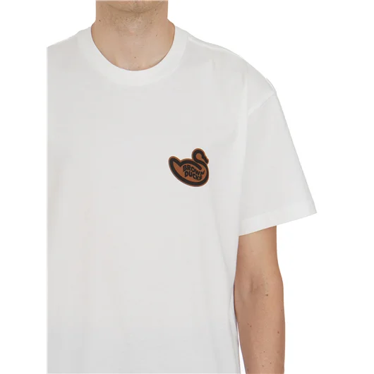 CARHARTT WIP T-SHIRT BROWN DUCKS IN COTONE