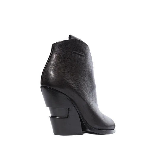 CINZIA ARAIA STIVALETTO APERTO IN PELLE