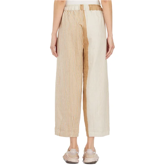 COLLECTION PRIVEE PANTALONI AMPIO A RIGHE