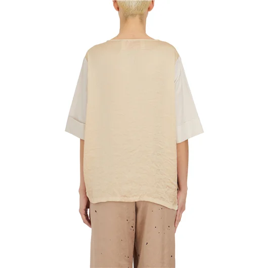 COLLECTION PRIVEE T-SHIRT BIMATERIALE