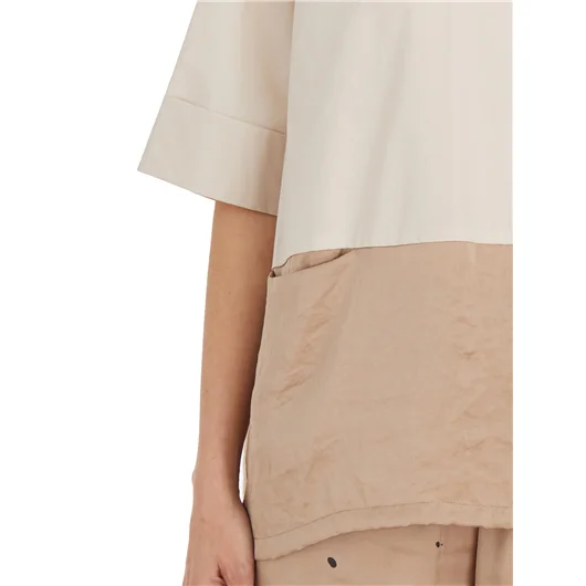 COLLECTION PRIVEE T-SHIRT BIMATERIALE