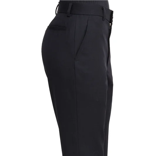 COMME DES GARCONS NOIR PANTALONE IN LANA BOOTCUT