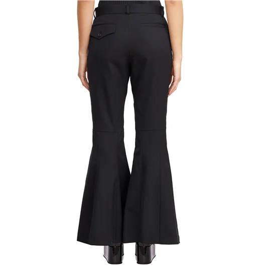 COMME DES GARCONS NOIR PANTALONE IN LANA BOOTCUT