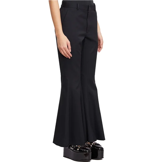 COMME DES GARCONS NOIR PANTALONE IN LANA BOOTCUT