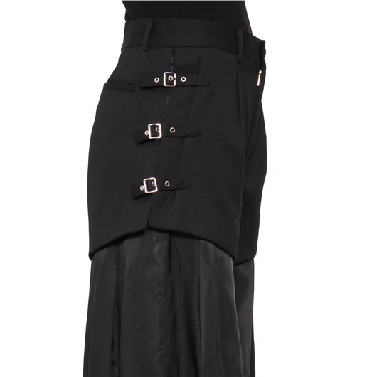 COMME DES GARCONS NOIR PANTALONE IN LANA DOPPIATO