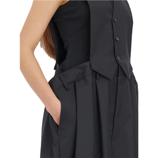 COMME DES GARCONS NOIR TUTA COMBINATA IN LANA