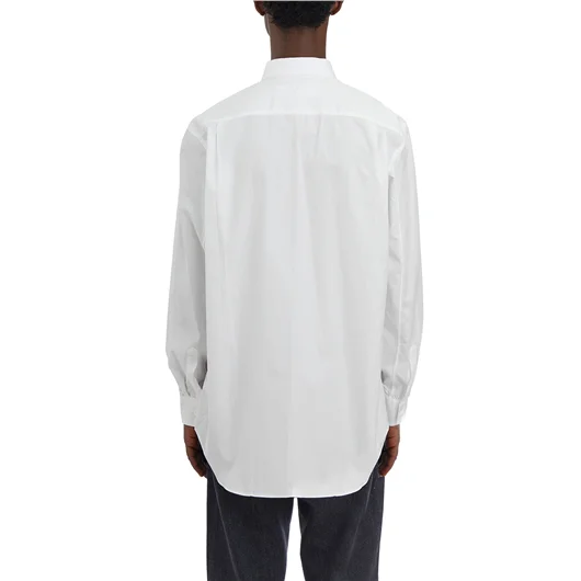 COMME DES GARCONS PLAY CAMICIA IN COTONE LOGO