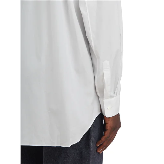 COMME DES GARCONS PLAY CAMICIA IN COTONE LOGO
