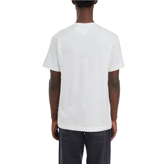 COMME DES GARCONS PLAY T-SHIRT LOGO IN COTONE