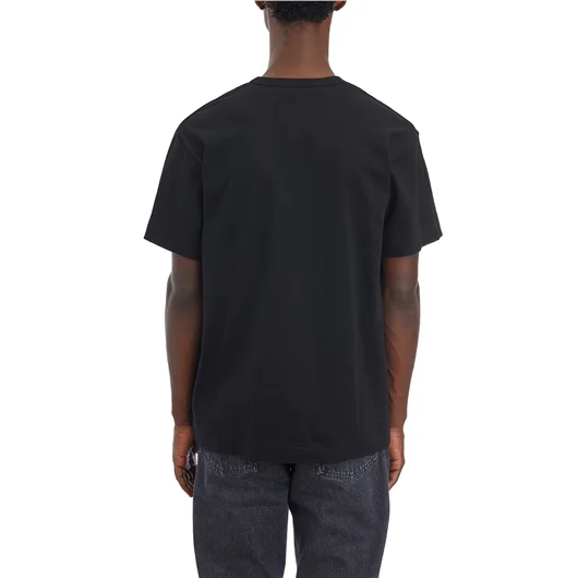 COMME DES GARCONS PLAY T-SHIRT LOGO IN COTONE