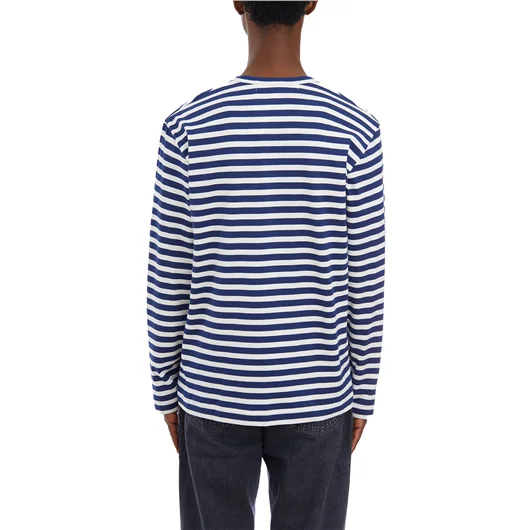 COMME DES GARCONS PLAY T-SHIRT M/L A RIGHE