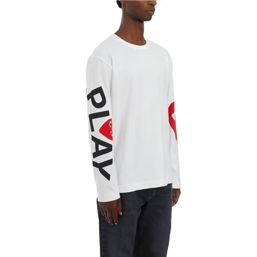 COMME DES GARCONS PLAY T-SHIRT M/L LOGO