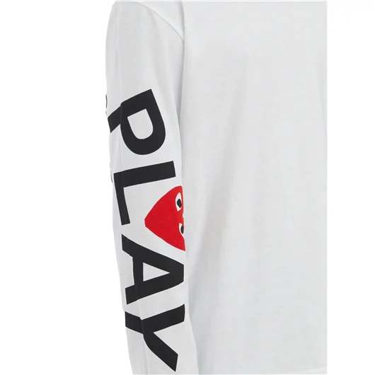 COMME DES GARCONS PLAY T-SHIRT M/L LOGO