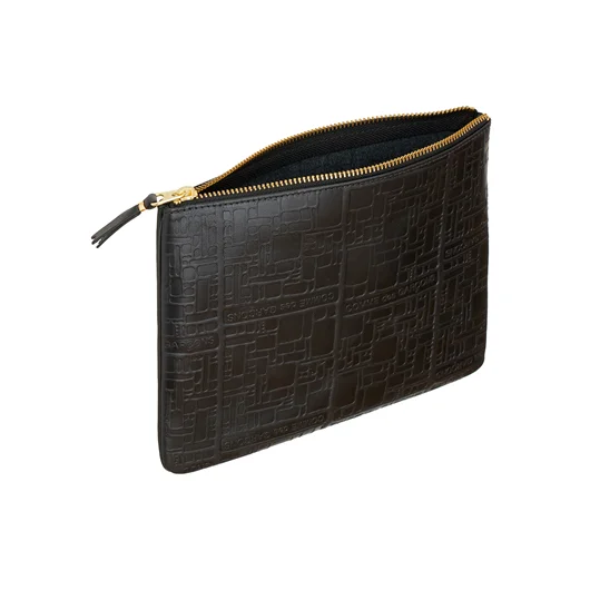 COMME DES GARCONS Wallet BUSTA IN PELLE CON ZIP