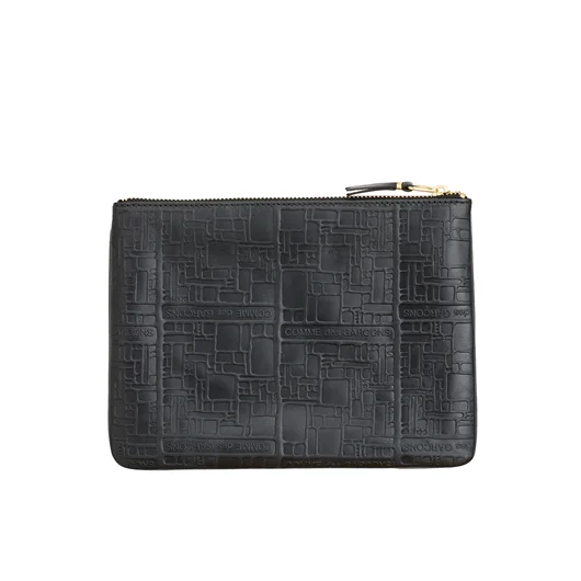 COMME DES GARCONS Wallet BUSTA IN PELLE CON ZIP