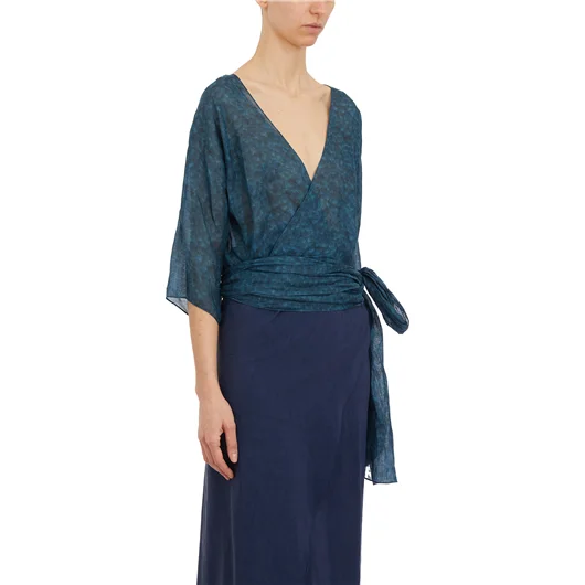 CORTANA BLUSA A PORTAFOGLIO