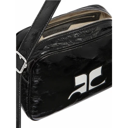 COURREGES BORSA CAMERA IN PELLE