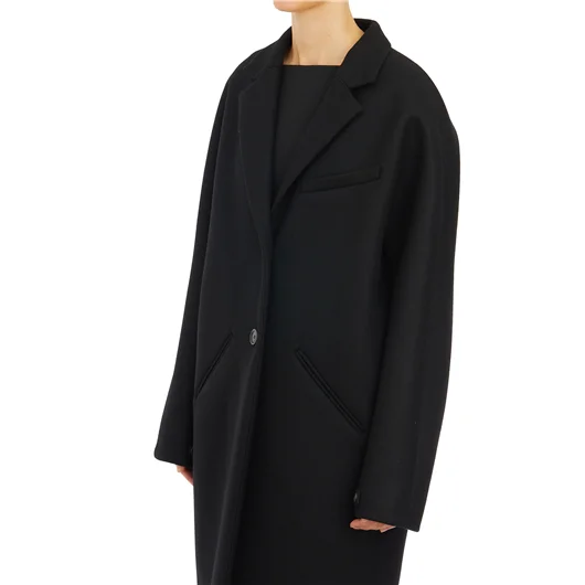 COURREGES CAPPOTTO LUNGO IN LANA COCOON