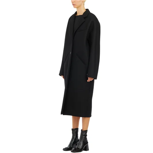COURREGES CAPPOTTO LUNGO IN LANA COCOON