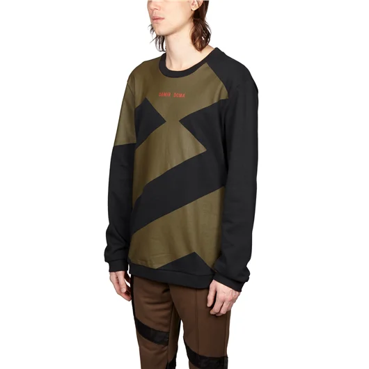 DAMIR DOMA FELPA IN COTONE STAMPATA