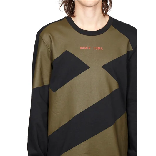 DAMIR DOMA FELPA IN COTONE STAMPATA