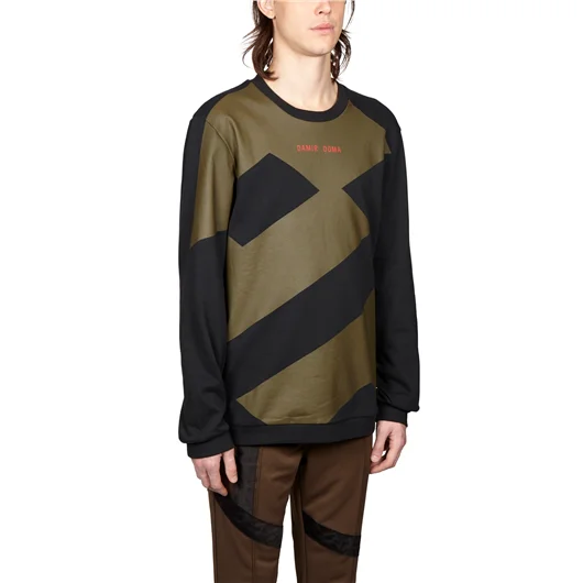 DAMIR DOMA FELPA IN COTONE STAMPATA