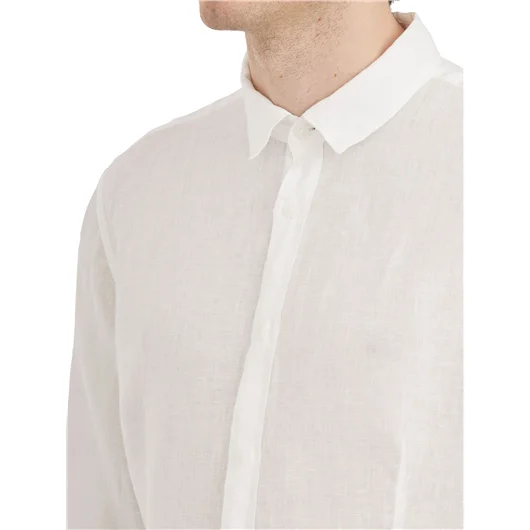 DANIELE ALESSANDRINI CAMICIA BASICA IN LINO