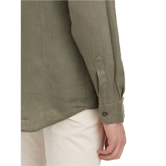 DANIELE ALESSANDRINI CAMICIA BASICA IN LINO