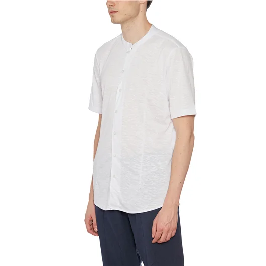 DANIELE ALESSANDRINI CAMICIA IN JERSEY STRETCH