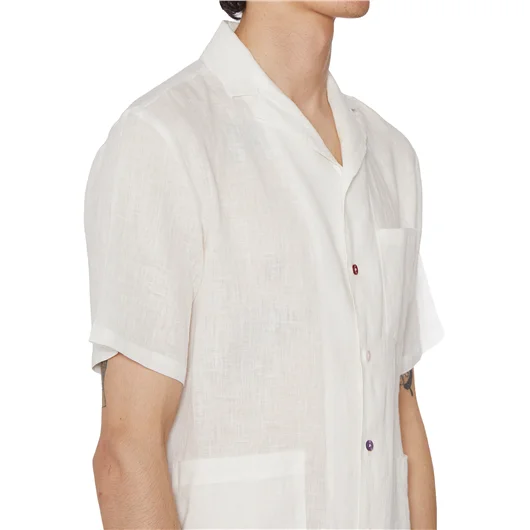 DANIELE ALESSANDRINI CAMICIA IN LINO