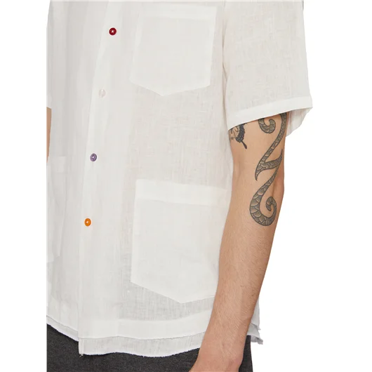 DANIELE ALESSANDRINI CAMICIA IN LINO