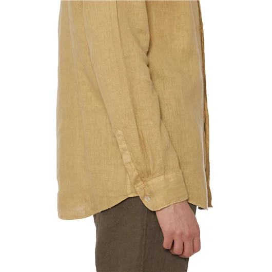 DANIELE ALESSANDRINI CAMICIA KOREANA IN LINO