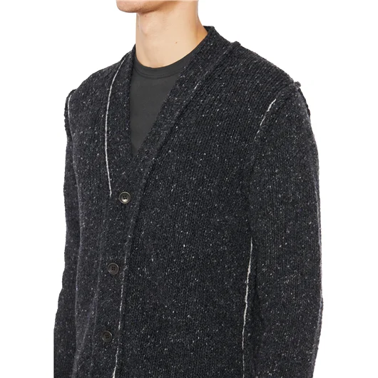 DANIELE ALESSANDRINI CARDIGAN IN LANA