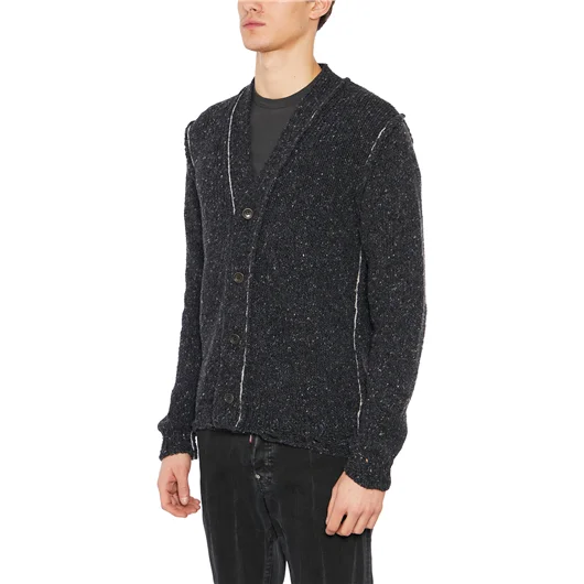 DANIELE ALESSANDRINI CARDIGAN IN LANA