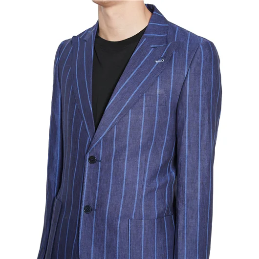 DANIELE ALESSANDRINI GIACCA MONOPETTO IN LINO