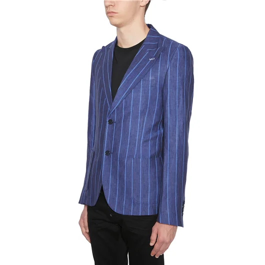 DANIELE ALESSANDRINI GIACCA MONOPETTO IN LINO