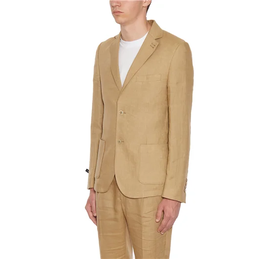 DANIELE ALESSANDRINI GIACCA MONOPETTO IN LINO