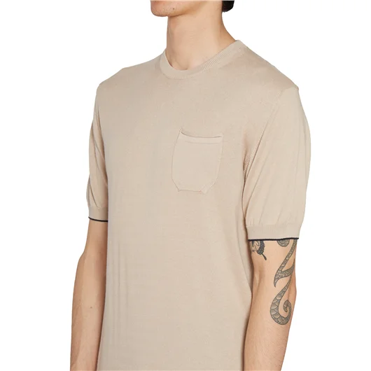 DANIELE ALESSANDRINI MAGLIA GIROCOLLO IN COTONE